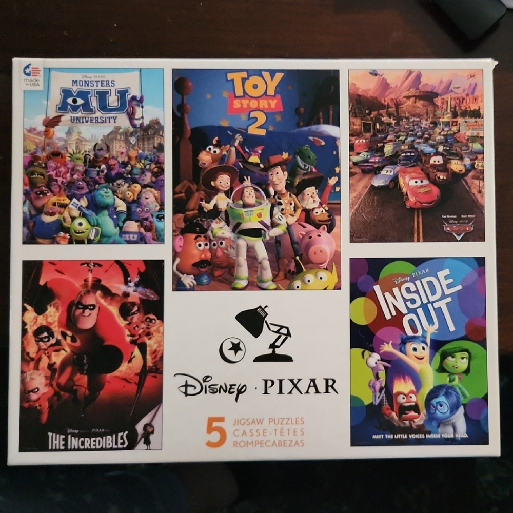 Disney Pixar 5 Jigsaw Puzzle Set